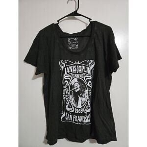 X-Small - Janis Joplin Shirt Short Sleeve #F84f